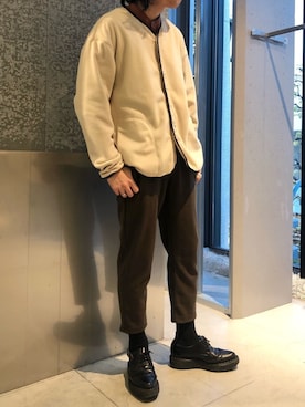 「koe（コエ）のアイテム（ジャケット/アウター）」を使った、スギさん（メンズ・174cm）の冬コーディネート