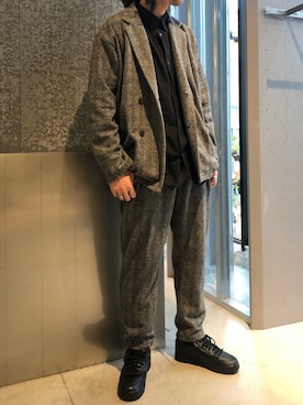 「koe（コエ）のアイテム（ジャケット/アウター）」を使った、スギさん（メンズ・174cm）の冬コーディネート