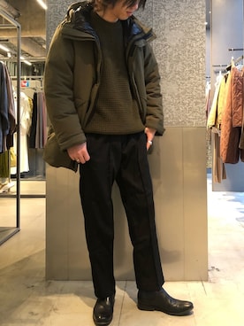 「koe（コエ）のアイテム（ジャケット/アウター）」を使った、スギさん（メンズ・174cm）の冬コーディネート