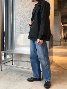 「koe（コエ）のアイテム（ジャケット/アウター）」を使った、スギさん（メンズ・174cm）の冬コーディネート