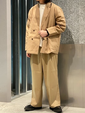 「koe（コエ）のアイテム（ブルゾン）」を使った、スギさん（メンズ・174cm）の冬コーディネート