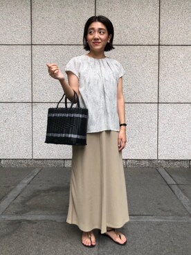 Minoriさん（レディース・158cm）の夏コーディネート