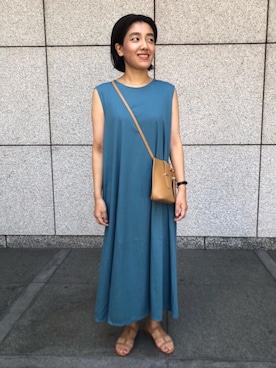 「ビジネス」｜「アイテム（ワンピース/ドレス）」を使った、Minoriさん（レディース・158cm）の夏コーディネート
