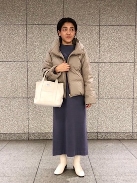 Minoriさん（レディース・158cm）の冬コーディネート