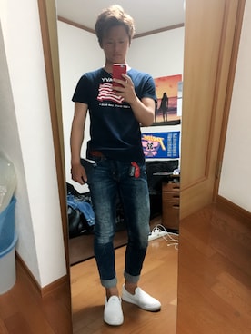 「アイテム（フレグランス）」を使った、TETSUさん（メンズ・170cm・10代）の春コーディネート