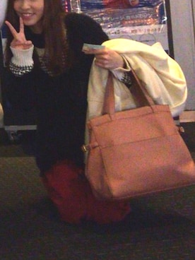 「CLEF DE SOL（CLEF DE SOL）のアイテム」を使った、りーさん（レディース・156cm）の秋コーディネート