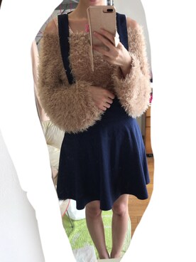 「マスタードイエロー」｜りーさん（レディース・156cm）の秋コーディネート