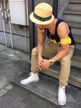 「アイテム（その他）」を使った、⛪️akilla⛪️さん（メンズ・170cm・20代）の春コーディネート