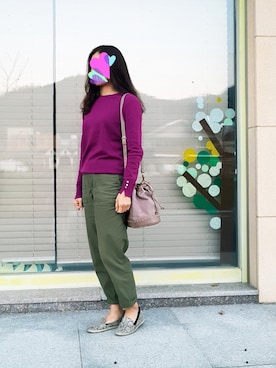 Miさん（レディース・161cm）の秋コーディネート