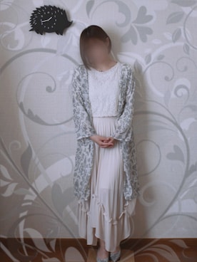 「AS KNOW AS plus（アズノゥアズプラス）のアイテム（ワンピース）」を使った、みさん（レディース・155cm）の春コーディネート