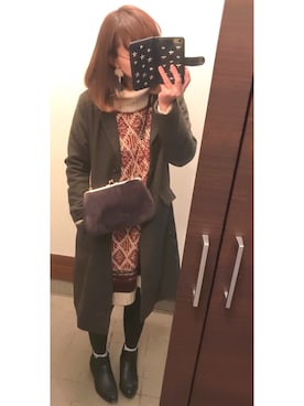 いっさんさん（レディース・157cm）の冬コーディネート