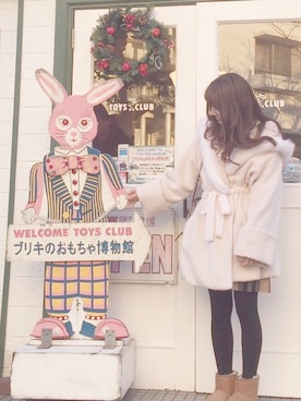 「tocco（トッコ）のアイテム（ワンピース/ドレス）」を使った、Reinaさん（レディース・156cm）の冬コーディネート
