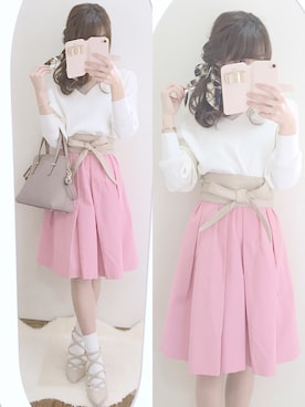 Reinaさん（レディース・156cm）の春コーディネート