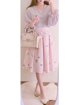 「プチプラミックス」｜Reinaさん（レディース・156cm）の春コーディネート