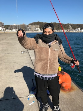 「WILD THINGS（ワイルドシングス）のアイテム（その他アウター）」を使った、Shindy88さん（メンズ・177cm）の冬コーディネート