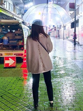 「SpRay PREMIUM（スプレイプレミアム）のアイテム（ニット/セーター）」を使った、hokuさん（レディース・161cm）の秋コーディネート