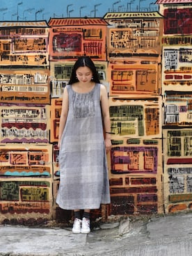 蓝白红三部曲之绿さんのコーディネート