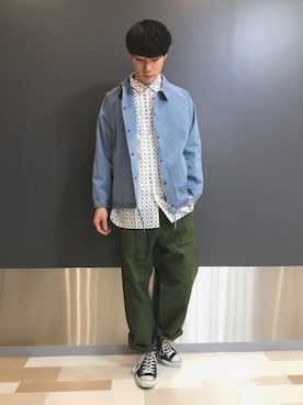 「RAGEBLUE（レイジブルー）のアイテム（その他アウター）」を使った、阿部さん（メンズ・178cm）の冬コーディネート