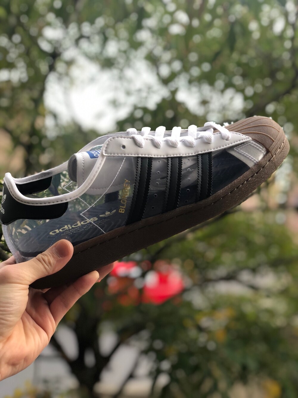 「スニーカー、ソックス、blondy、スーパースター、透明、コラボ、adidas、superstar」｜「adidasのアイテム（スニーカー、その他）」を使った、itou daichiさん（メンズ・175cm）の秋コーディネートの1枚目の写真