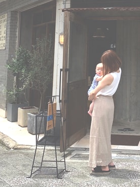 「152cm」｜「アイテム（スリッポン）」を使った、sayaka09091010さん（レディース・152cm）の夏コーディネート