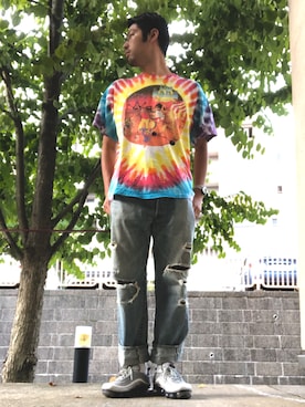 j-itoさんの「Levi's/リーバイス LEVI'S(R) VINTAGE CLOTHING 1966モデル 501(R) JEANS RIGID」を使ったコーディネート