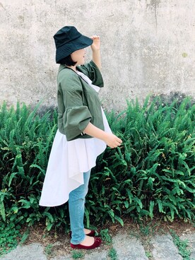 「アイテム（ブラジャー）」を使った、sukyさん（レディース・158cm）の春コーディネート