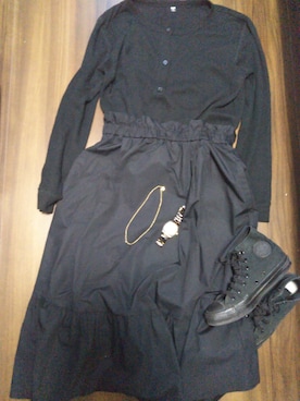 「MICKEY MOUSE（ミッキーマウス）のアイテム（腕時計）」を使った、acondyさん（レディース・155cm）の秋コーディネート