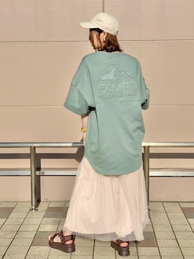 あっきーさん（レディース・160cm）の夏コーディネート