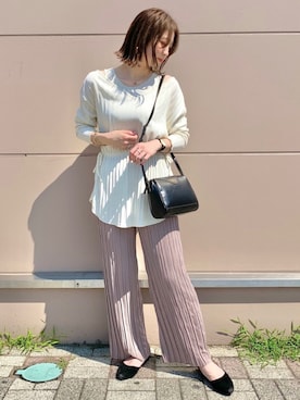 「Right-on（ライトオン）のアイテム（アンサンブル）」を使った、あっきーさん（レディース・160cm）の夏コーディネート