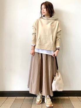 「アイテム（腕時計）」を使った、あっきーさん（レディース・160cm）の秋コーディネート