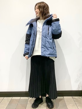 「ORiental TRaffic(ORiental TRaffic)」｜「アイテム（ダウンジャケット/コート）」を使った、あっきーさん（レディース・160cm）の秋コーディネート