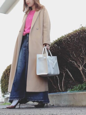 「CANDY（キャンディー）のアイテム」を使った、YANNUさん（レディース・162cm）の冬コーディネート