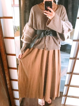 「LUCA/LADY LUCK LUCA（ルカ/レディラックルカ）のアイテム（ワンピース/ドレス）」を使った、sonokoさん（レディース・154cm）の秋コーディネート