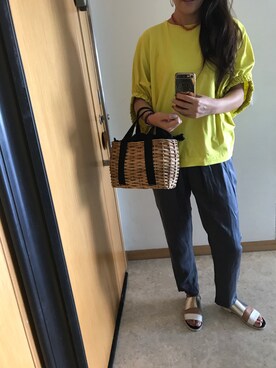 「さしいろ」｜「アイテム（パンツ）」を使った、mihotyさん（レディース・167cm）の冬コーディネート
