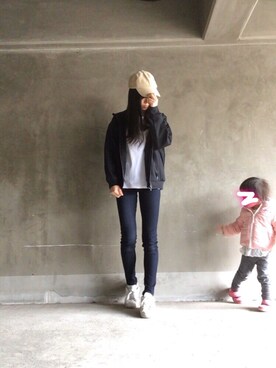 「fifth（フィフス）のアイテム（帽子）」を使った、nene07092720さん（レディース・163cm）の冬コーディネート