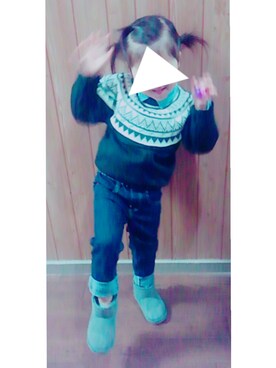 N★Mさん(キッズ・100cm)の冬コーディネート