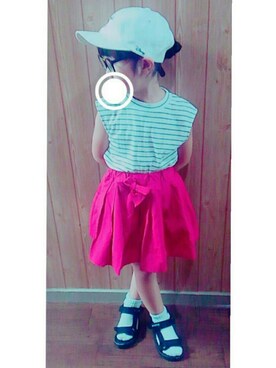 N★Mさん（キッズ・120cm）の夏コーディネート