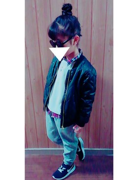 N★Mさん（キッズ・120cm）の冬コーディネート