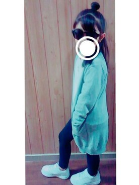 「Right-on（ライトオン）のアイテム（スウェット）」を使った、N★Mさん（キッズ・120cm）の春コーディネート