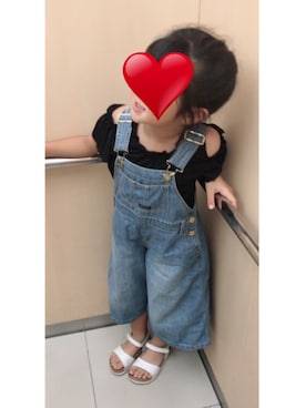 「アイテム（サロペット/オーバーオール）」を使った、N★Mさん（キッズ・120cm）の夏コーディネート