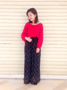 まるこさん（レディース・150cm）の冬コーディネート