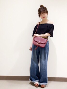 まるこさん（レディース・151cm）の春コーディネート