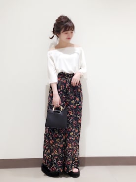 まるこさん（レディース・151cm）の夏コーディネート