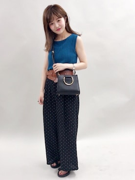 まるこさん（レディース・151cm）の夏コーディネート