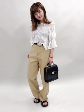 まるこさん（レディース・151cm）の夏コーディネート