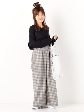 「archives（アルシーヴ）のアイテム（パンツ）」を使った、まるこさん（レディース・151cm）の秋コーディネート