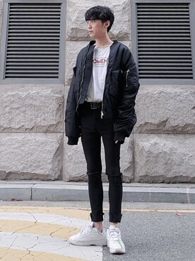 Fila フィラ のスニーカーを使ったメンズ人気ファッションコーディネート ユーザー その他ユーザー 地域 韓国 Wear