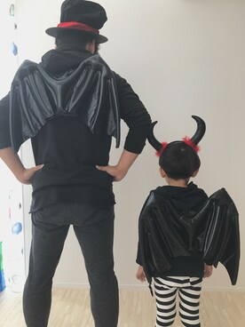 「wearhalloween2017」｜「アイテム（スウェット）」を使った、haruharuさん（キッズ・100cm）の秋コーディネート