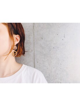 「アイテム（イヤリング）」を使った、K_02_さん（レディース・155cm・20代）の夏コーディネート
