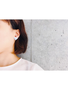「アイテム（イヤリング）」を使った、K_02_さん（レディース・155cm・20代）の秋コーディネート